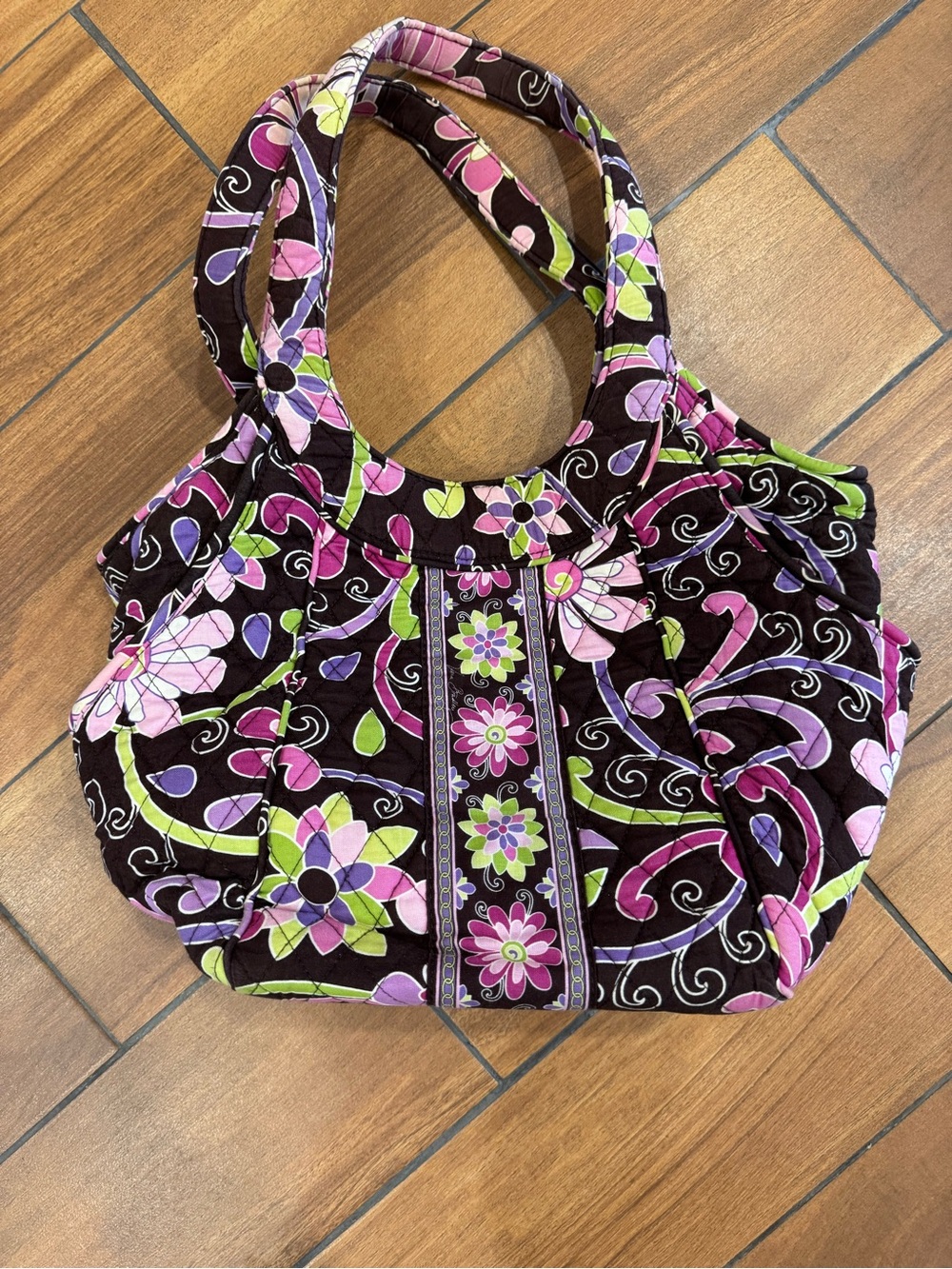 Vera Bradley Shoulder Bag in Purple Punch